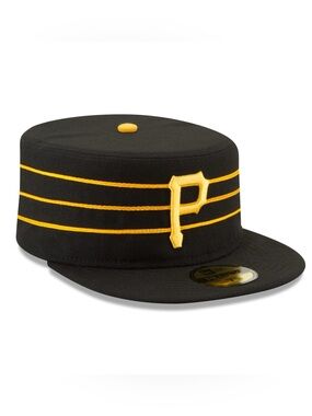 NEW New Era size 7 3/8 Pittsburgh Pirates Pillbox Hat Fitted